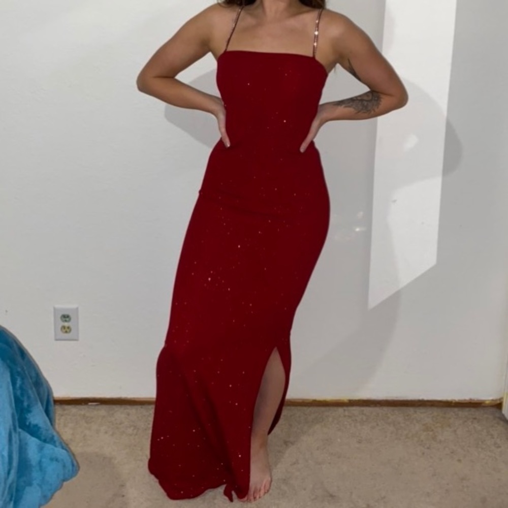 Perfect red formal dress